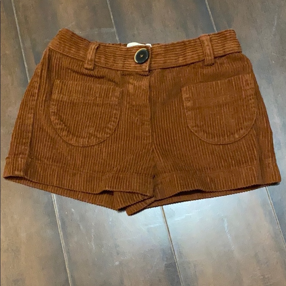 Zara Toddler Girls Corduroy Shorts